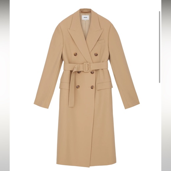 Nanushka Jackets & Blazers - NWOT Nanushka Greta Trench double Breasted coat